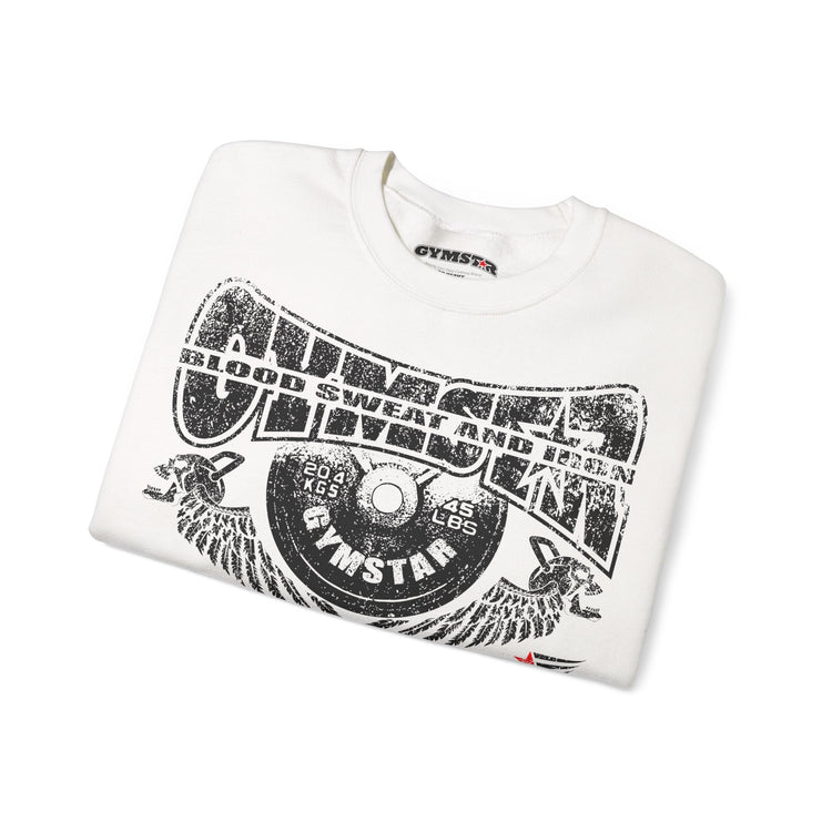 GYMSTAR Blood, Sweat and Iron Gym Crewneck Sweatshirt