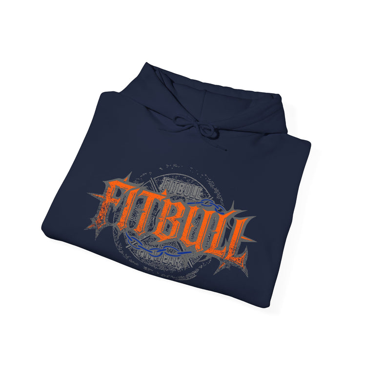 FITBULL Graphic Hoodie — Chains Pitbull Vintage Gym Pullover