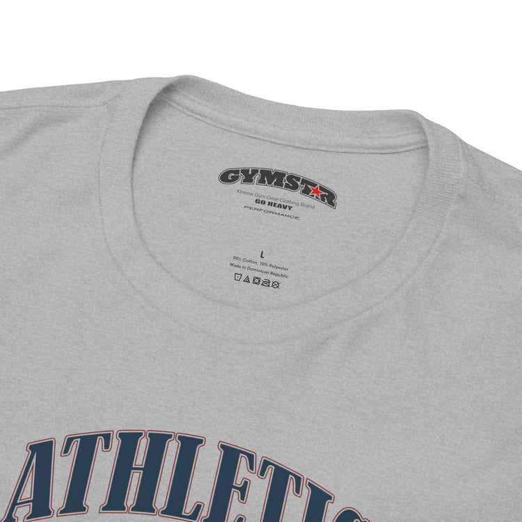 GYMSTAR Athletic Barbell T-Shirt — Vintage Gym Weightlifting Tee