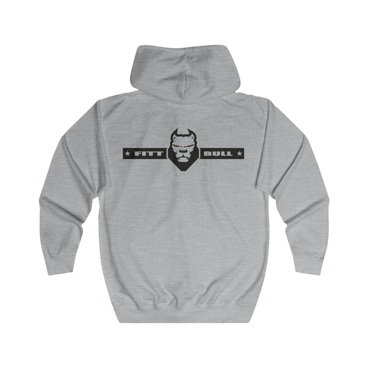 FITBULL Graphic Zip Hoodie — Pitbull Gym Vintage Full-Zip