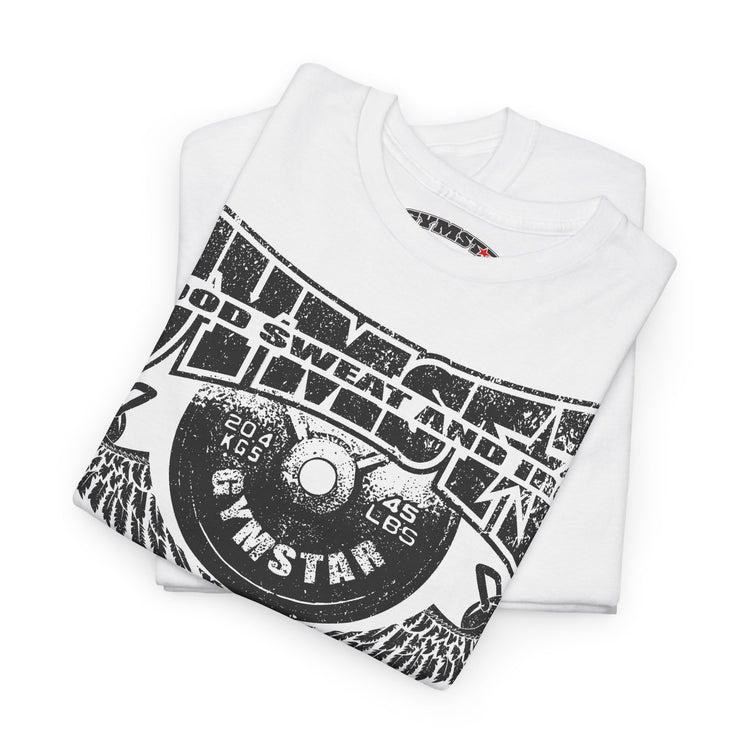 GYMSTAR Blood, Sweat and Iron Unisex Gym T-Shirt