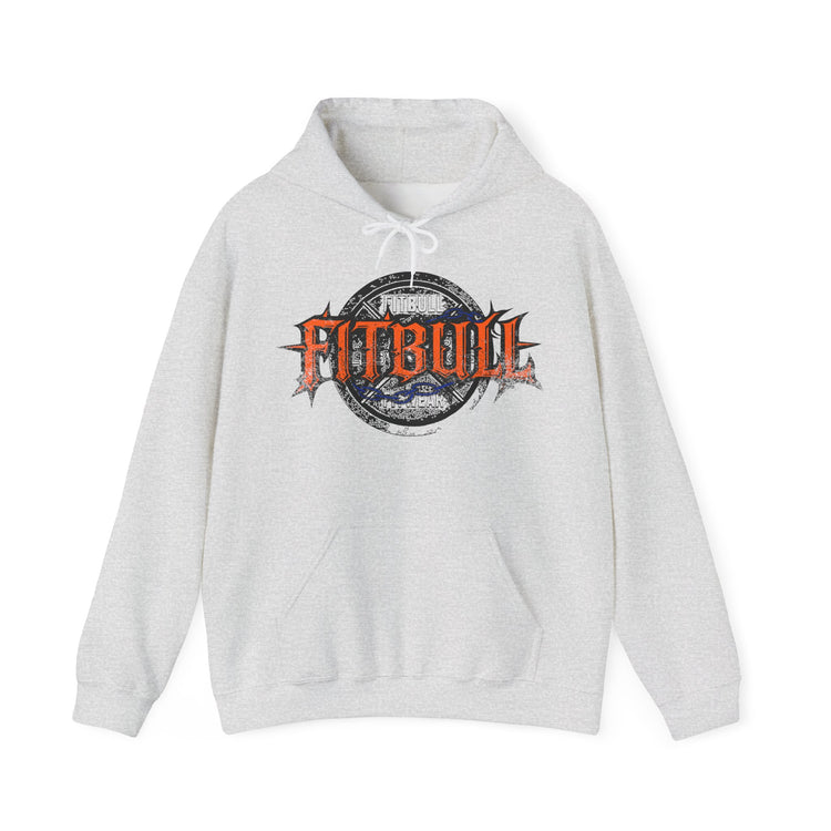 FITBULL Graphic Hoodie — Chains Pitbull Vintage Gym Pullover