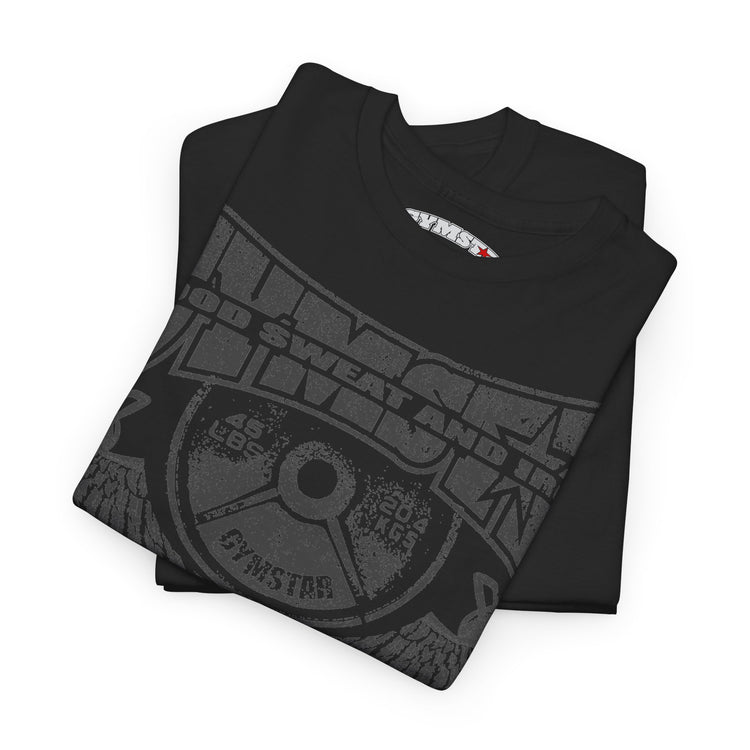 GYMSTAR Blood, Sweat and Iron Unisex Gym T-Shirt