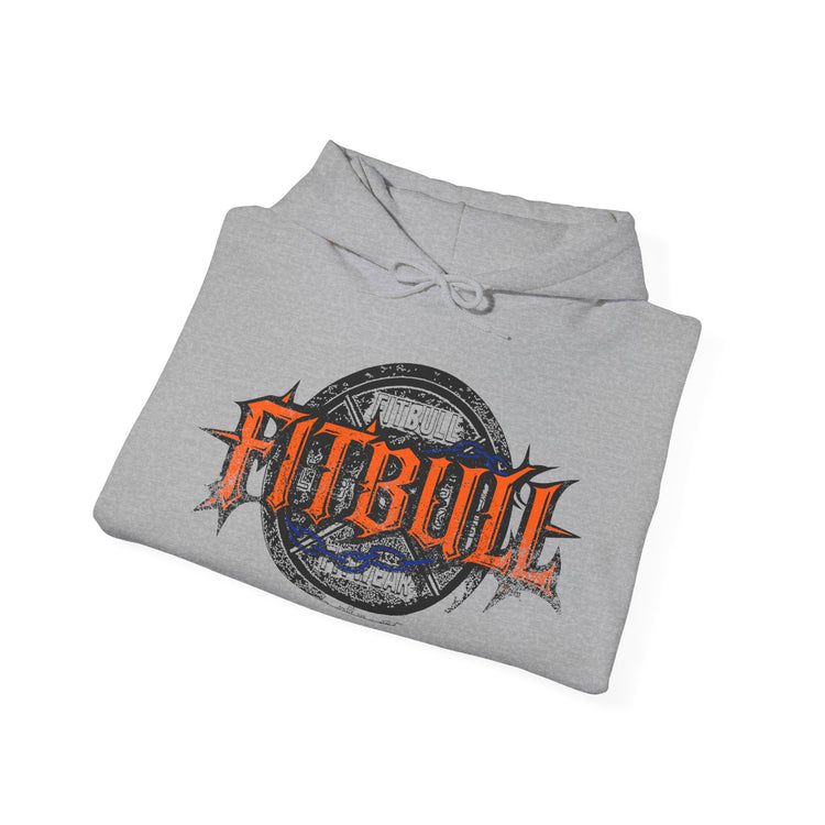 FITBULL Graphic Hoodie — Chains Pitbull Vintage Gym Pullover