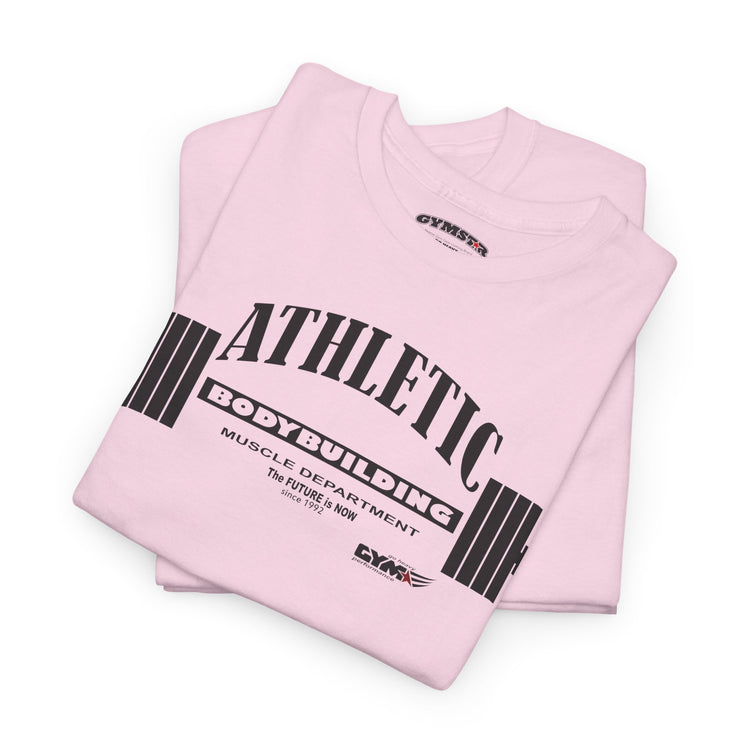 GYMSTAR Athletic Barbell T-Shirt — Vintage Gym Weightlifting Tee