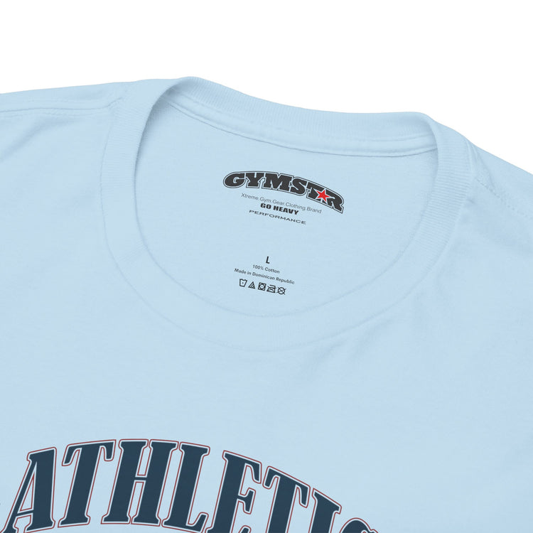 GYMSTAR Athletic Barbell T-Shirt — Vintage Gym Weightlifting Tee