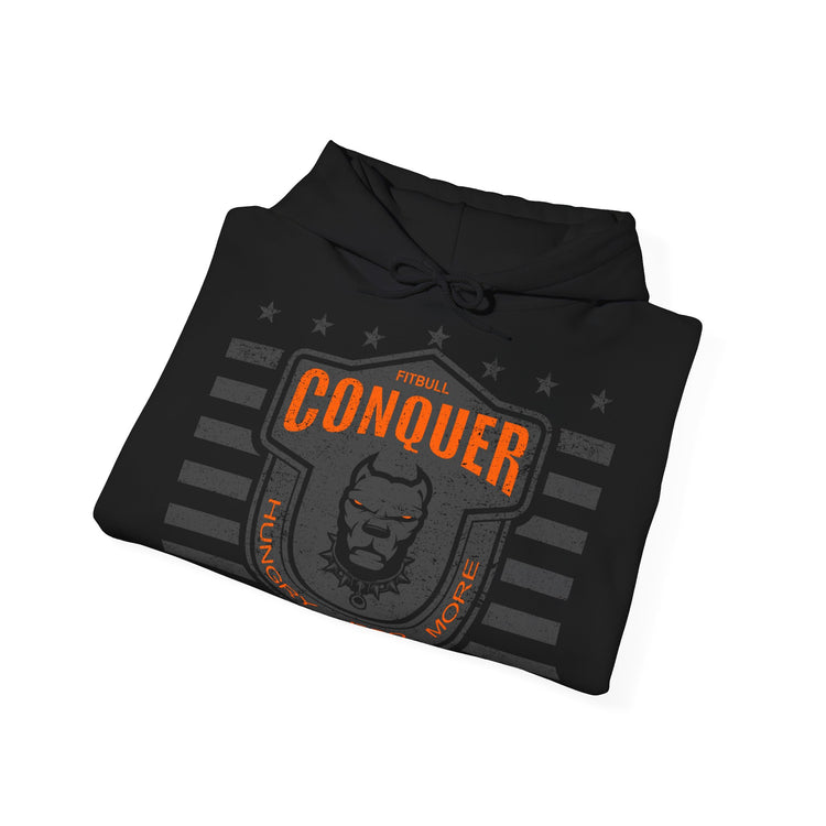 FITBULL Conquer — Pullover Hoodie | Vintage Dog Strength Edition