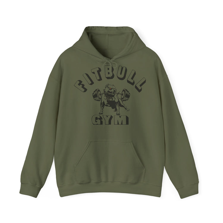 FITBULL Gym Graphic Hoodie — Pitbull Gym Vintage Weightlifting