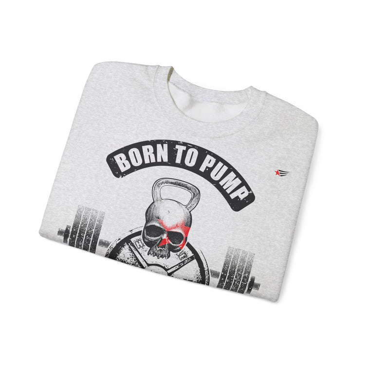 GYMSTAR "Born to Pump" Heavyweight Gym Hoodie – Bodybuilding & Fitness Workout Sweatshirt
