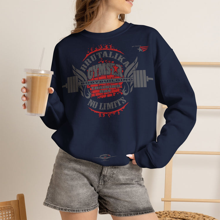 GYMSTAR Brutalika Unisex Crewneck Gym Sweatshirt