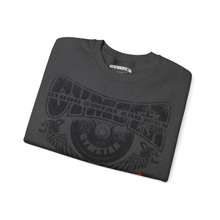 GYMSTAR Blood, Sweat and Iron Gym Crewneck Sweatshirt