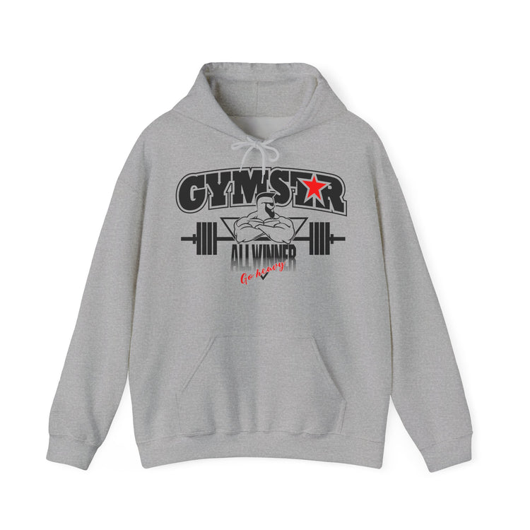 GYMSTAR Graphic Hoodie — Bad Attitude Barbell Bodybuilding Sweatshirt
