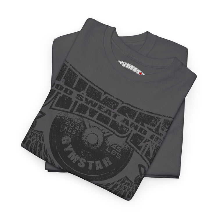 GYMSTAR Blood, Sweat and Iron Unisex Gym T-Shirt