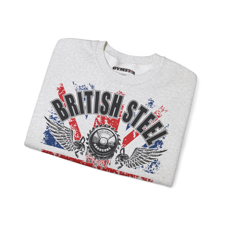 GYMSTAR British Steel Unisex Gym Crewneck Sweatshirt