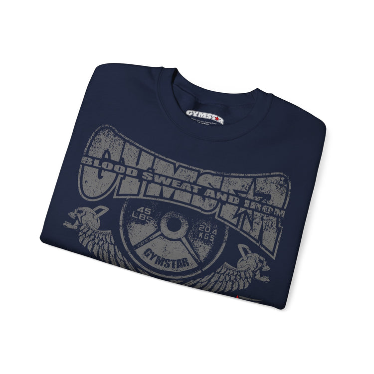 GYMSTAR Blood, Sweat and Iron Gym Crewneck Sweatshirt