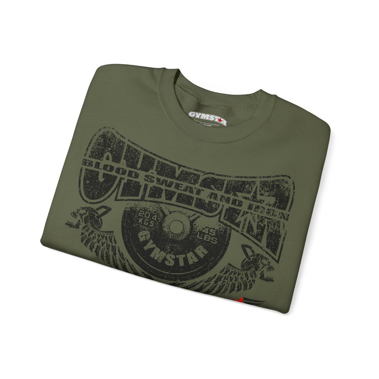 GYMSTAR Blood, Sweat and Iron Gym Crewneck Sweatshirt