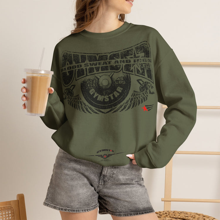 GYMSTAR Blood, Sweat and Iron Gym Crewneck Sweatshirt