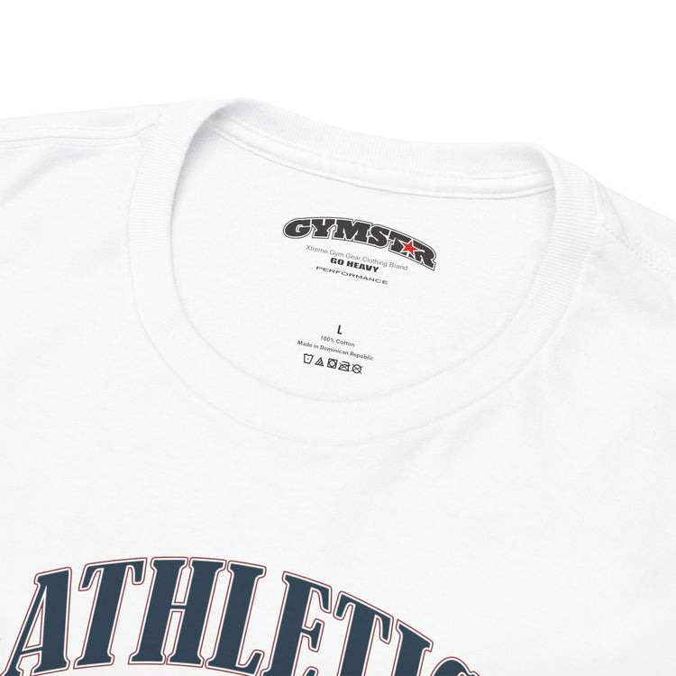 GYMSTAR Athletic Barbell T-Shirt — Vintage Gym Weightlifting Tee