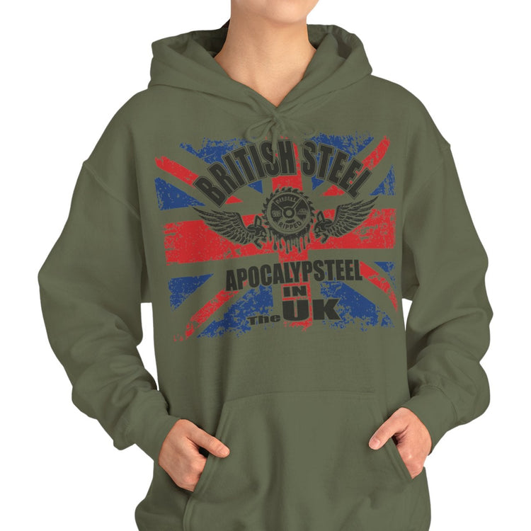 GYMSTAR British Steel Unisex Gym Hoodie