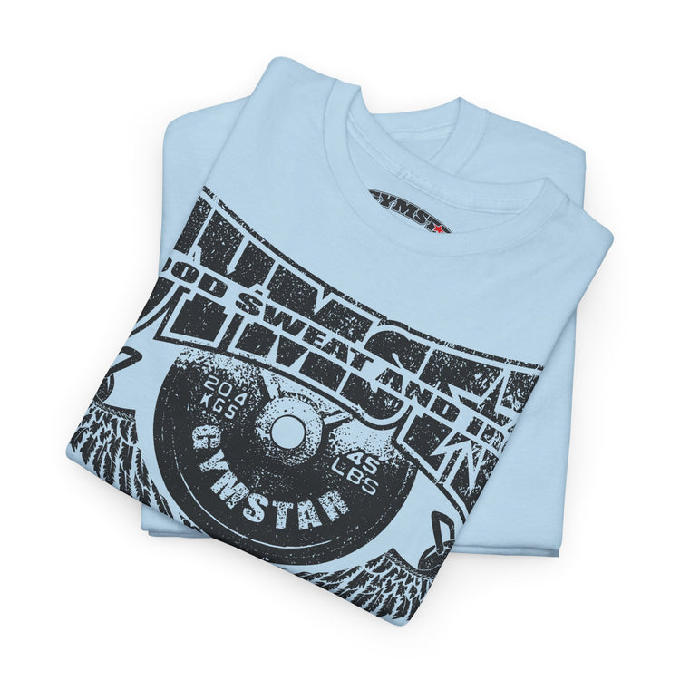 GYMSTAR Blood, Sweat and Iron Unisex Gym T-Shirt