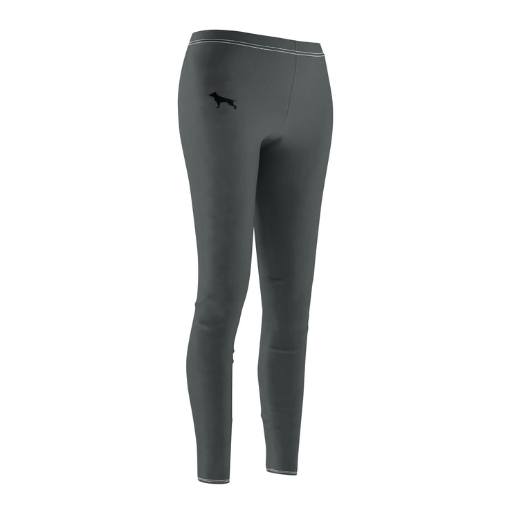 graue Fitness-Leggings  Vorderansicht