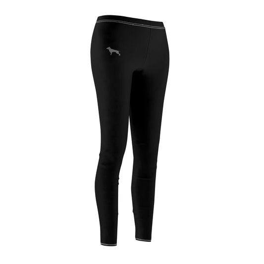 schwarze Fitness-Leggings der Marke Fitbull