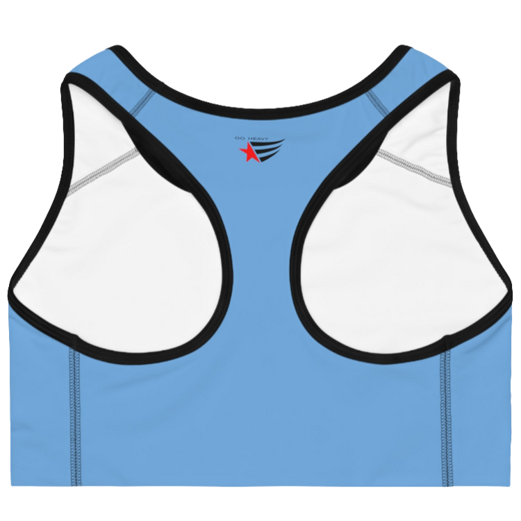 Fitness Yoga Sports Bra  Gymstar Xtreme in Sky Blue