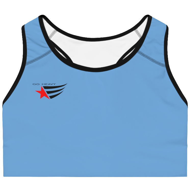 Fitness Yoga Sports Bra  Gymstar Xtreme in Sky Blue