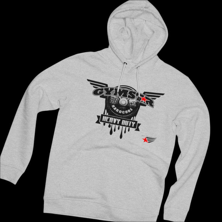 GYMSTAR Heavy Duty Gym Hoodie - Premium Cotton Blend for Bodybuilding & Fitness Training