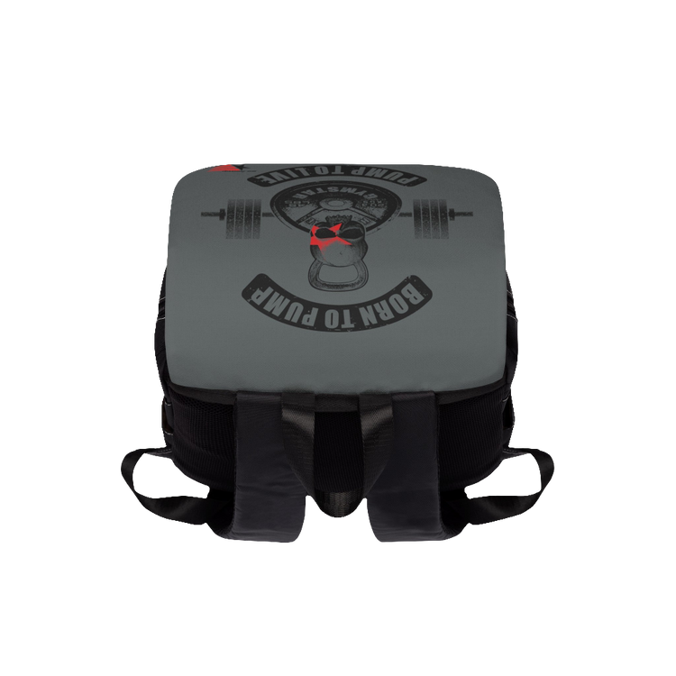 Fitness Bodybuilding Gymstar Born To Pump Shoulder Backpack