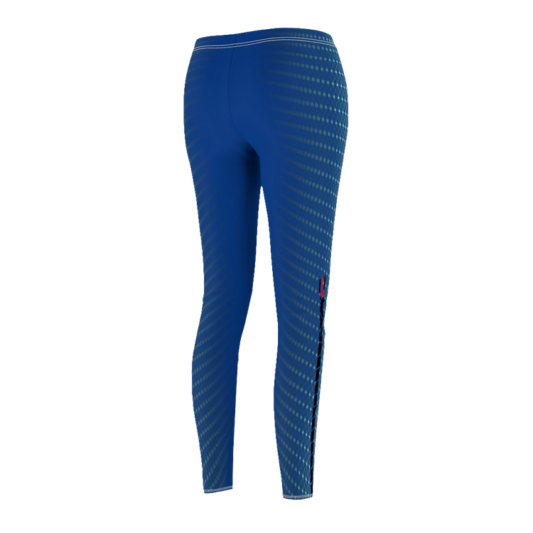 Gymstar Women’s Ombre High-Waisted Leggings – Blue Gradient Yoga & Fitness Pants