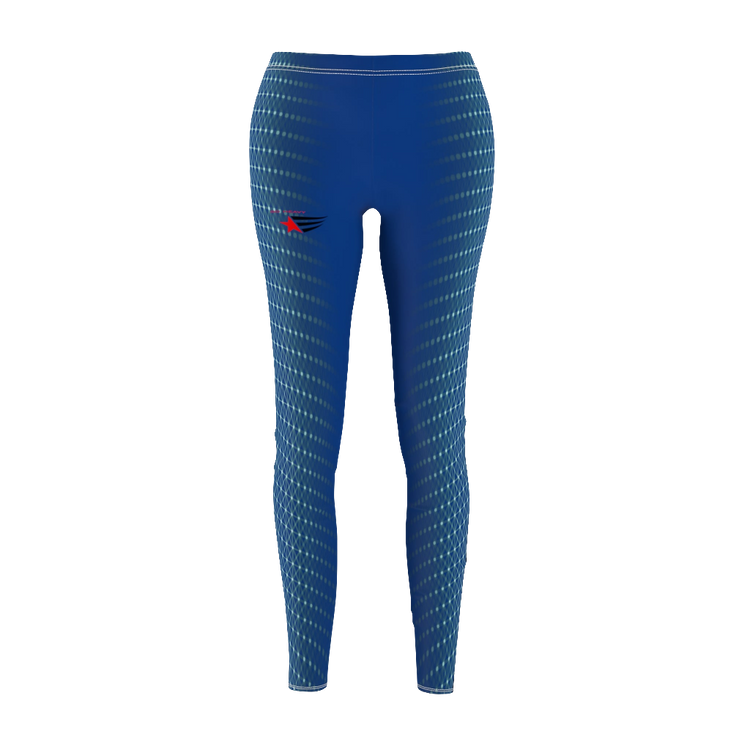 Gymstar Women’s Ombre High-Waisted Leggings – Blue Gradient Yoga & Fitness Pants