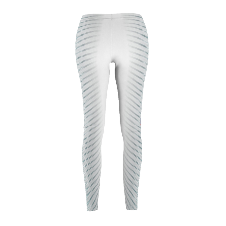 Gymstar Women’s Ombre High-Waisted Leggings – White Gradient Yoga & Fitness Pants