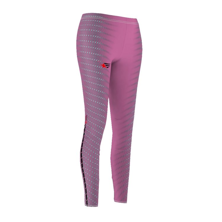 Gymstar Pink-Purple High-Waisted Leggings | Yoga & Lifestyle