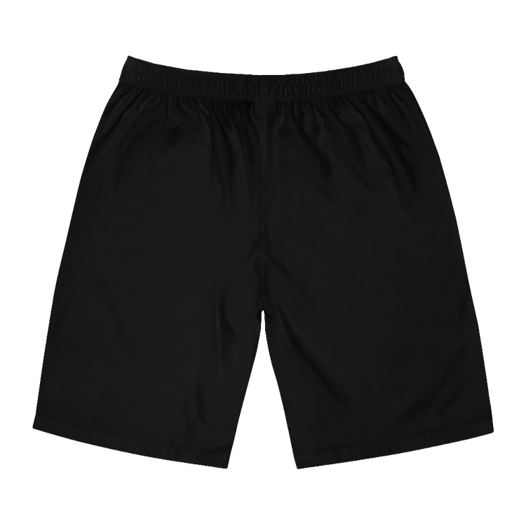 Gymstar Men's Fitness Board Shorts in Solid Black