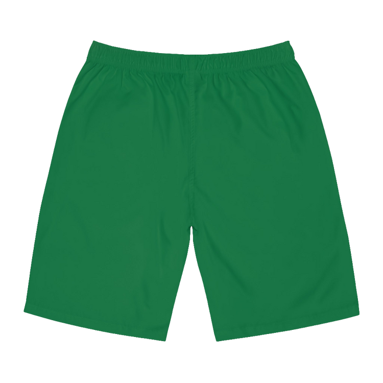 Gymstar Men's Fitness Board Shorts in Forest Green