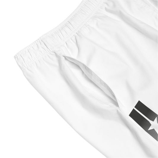 Gymstar Men's Fitness Board Shorts in Brilliant White