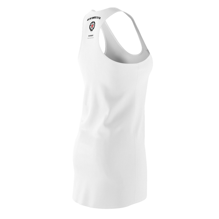 Fitness Shirt, Jogging Shirt, Women's Cut & Sew Racerback Dress (AOP)