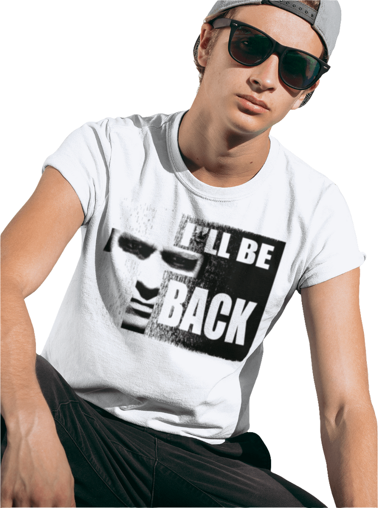 GYMSTAR "I'll Be Back" Terminator-Inspired Bodybuilding T-Shirt