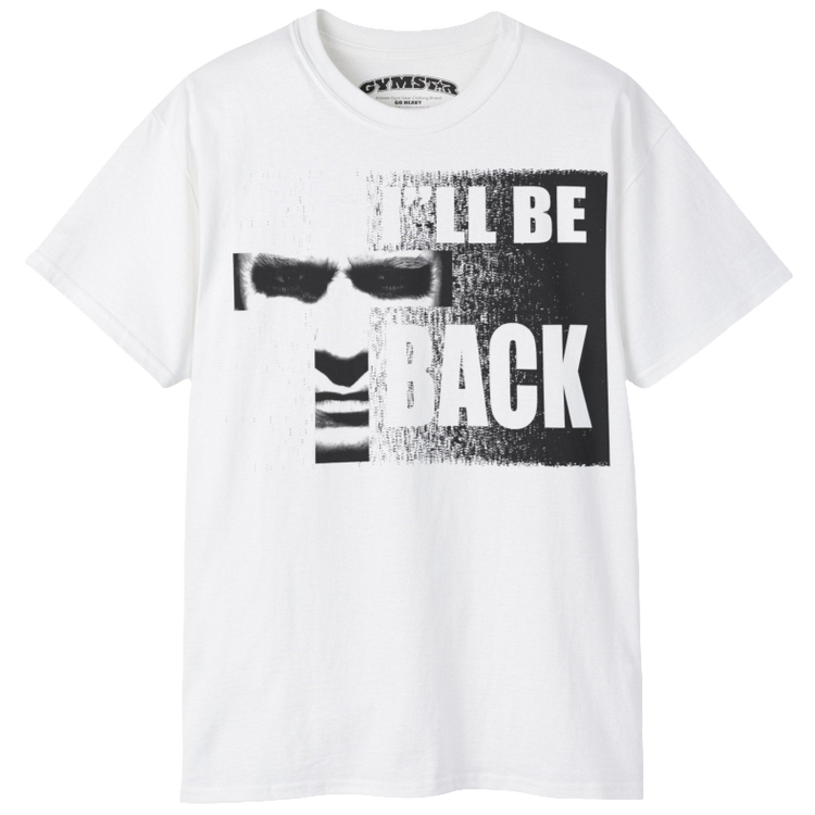 GYMSTAR "I'll Be Back" Terminator-Inspired Bodybuilding T-Shirt