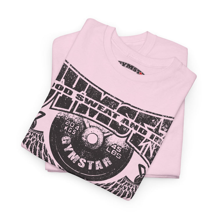 GYMSTAR Blood, Sweat and Iron Unisex Gym T-Shirt