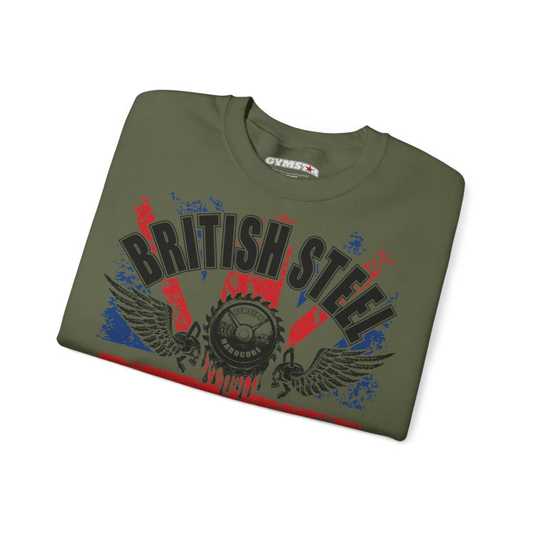 GYMSTAR British Steel Unisex Gym Crewneck Sweatshirt