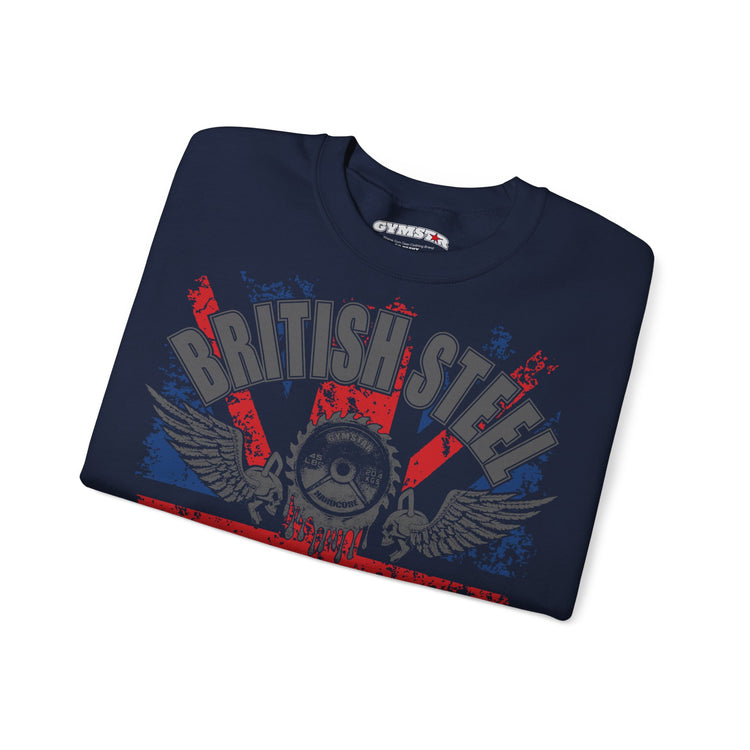 GYMSTAR British Steel Unisex Gym Crewneck Sweatshirt
