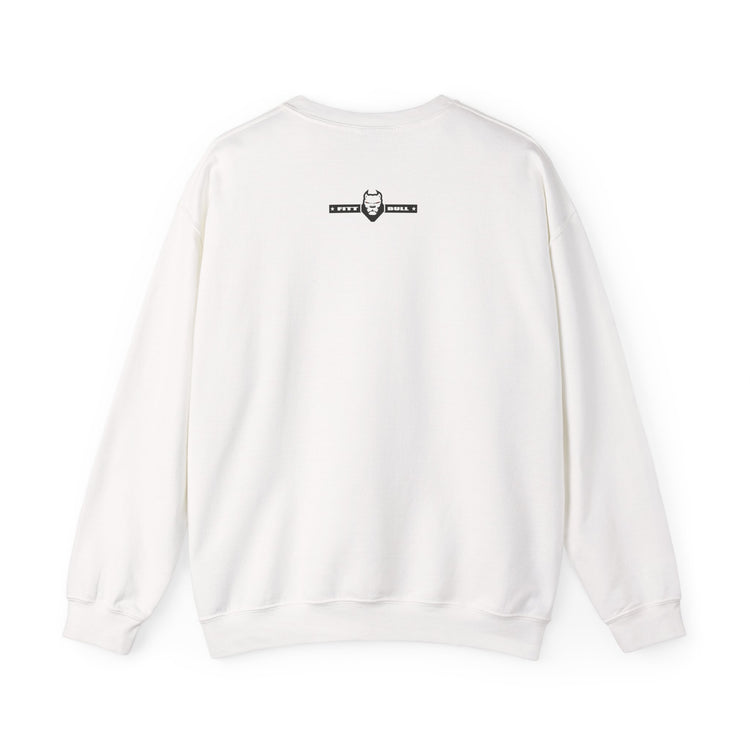 FITBULL Gym Sweatshirt – Distressed Pitbull Dog Head Logo Casual Pullover