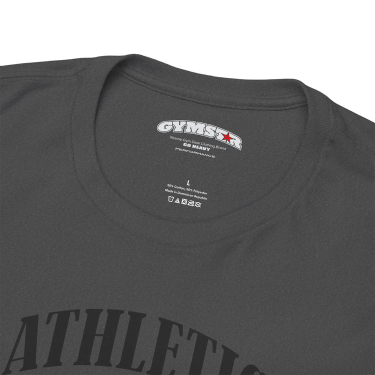 GYMSTAR Athletic Barbell T-Shirt — Vintage Gym Weightlifting Tee