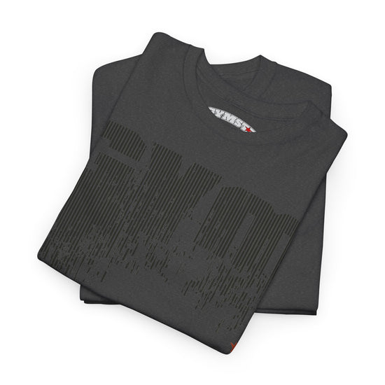 Folded green t-shirt with 'Bridesmaid' and other text on a white background