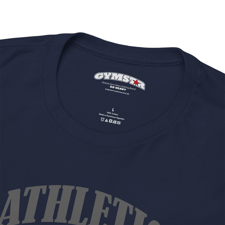 GYMSTAR Athletic Barbell T-Shirt — Vintage Gym Weightlifting Tee