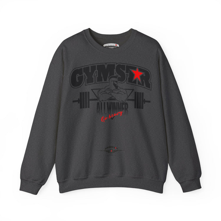 GYMSTAR Graphic Sweatshirt — Bad Attitude Retro Bodybuilding Crewneck