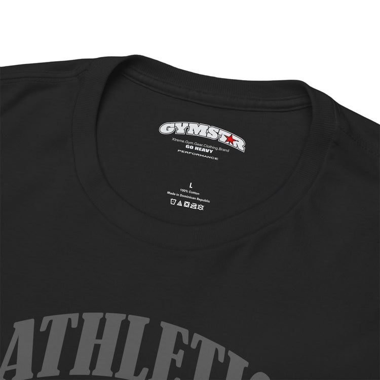 GYMSTAR Athletic Barbell T-Shirt — Vintage Gym Weightlifting Tee