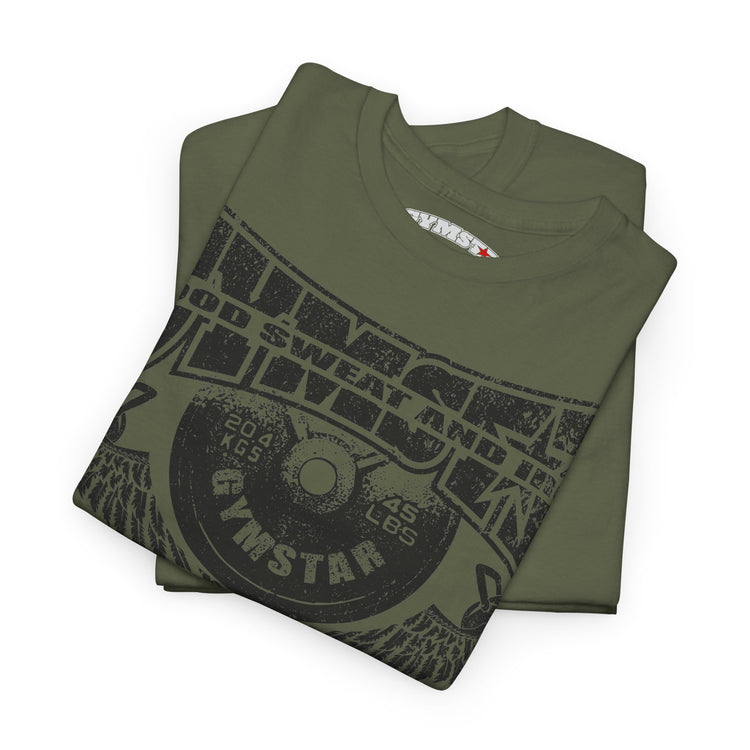 GYMSTAR Blood, Sweat and Iron Unisex Gym T-Shirt